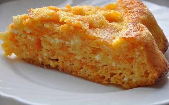 Carrot casserole - a delicious dessert for weight loss on a diet