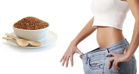 You lost 5 kg in 7 days with buckwheat mono-diet